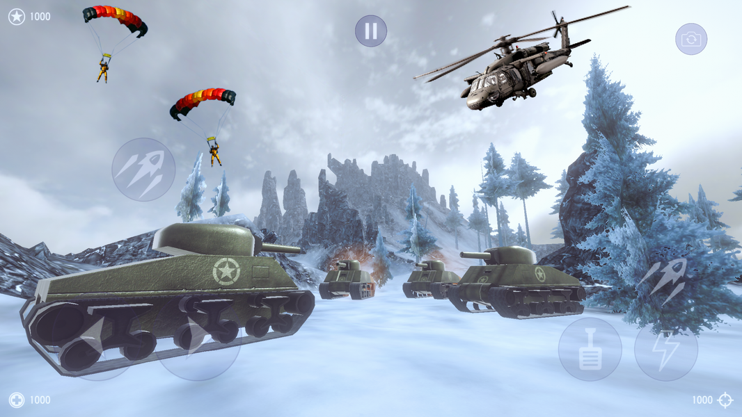 Battle Tank Simulator 3D 2022 - عکس بازی موبایلی اندروید