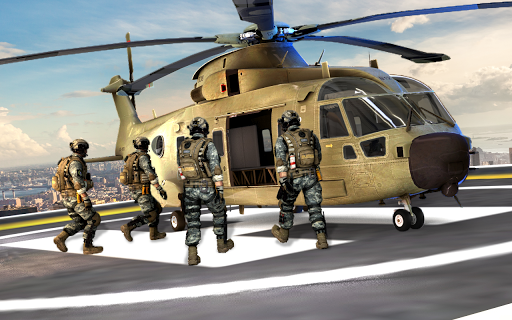 US Army Helicopter Transport Vegas City - Image screenshot of android app