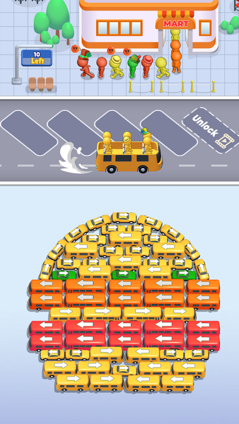 Bus Jam: Rescue Car Parking - Gameplay image of android game