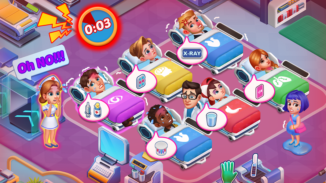 Hospital Dash: Hospital Games - عکس بازی موبایلی اندروید