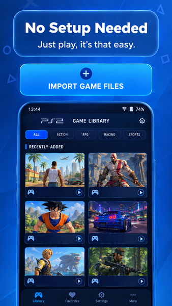 PS2 emulator - Image screenshot of android app