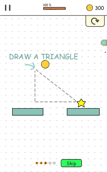 Draw & Roll: Physics Puzzler - Gameplay image of android game