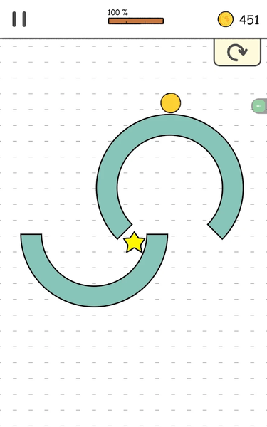 Draw & Roll: Physics Puzzler - Gameplay image of android game