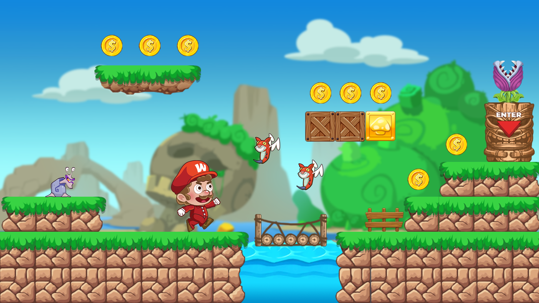 Super Win: Adventure Jungle - Gameplay image of android game