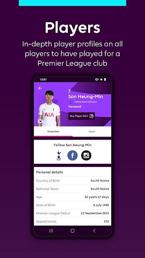 Premier League – لیگ برتر انگلستان - عکس برنامه موبایلی اندروید