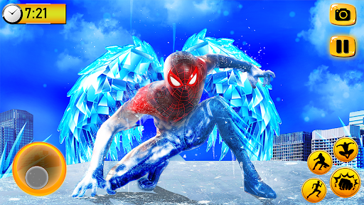 Freeze Spider Snow Superhero - Image screenshot of android app