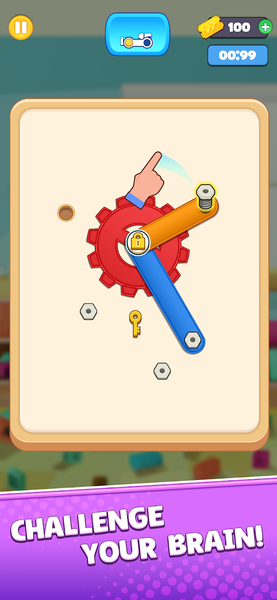 Wood Nuts & Bolts Rescue - عکس بازی موبایلی اندروید