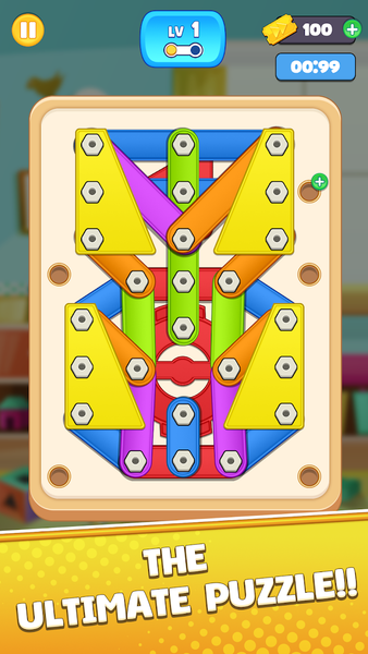 Wood Nuts & Bolts Rescue - عکس بازی موبایلی اندروید