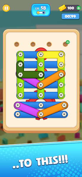 Wood Nuts & Bolts Rescue - عکس بازی موبایلی اندروید