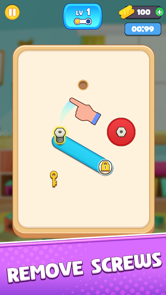 Wood Nuts & Bolts Rescue - عکس بازی موبایلی اندروید