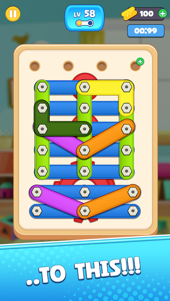 Wood Nuts & Bolts Rescue - عکس بازی موبایلی اندروید