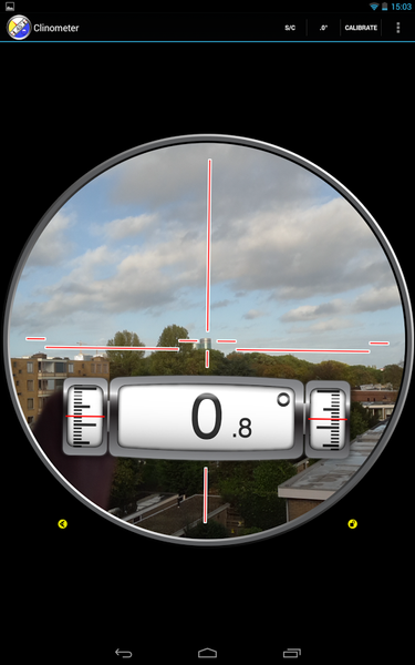 Clinometer  +  bubble level - عکس برنامه موبایلی اندروید