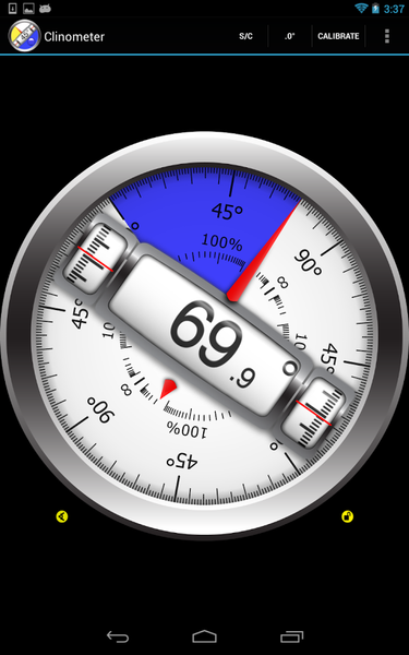 Clinometer  +  bubble level - عکس برنامه موبایلی اندروید