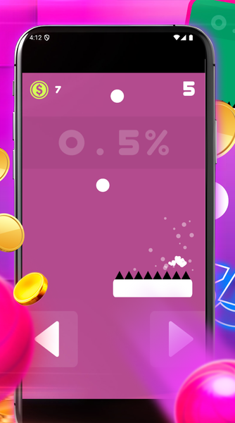 Planko Ball Drop - Gameplay image of android game