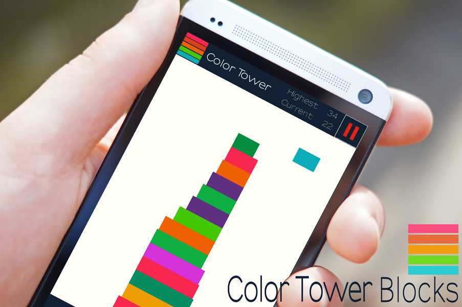 Color Tower Blocks - عکس بازی موبایلی اندروید