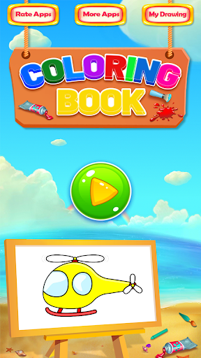 Planes Drawing & Coloring Book - Image screenshot of android app