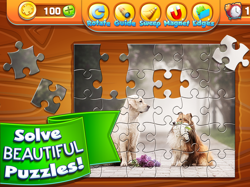 Daily Bible Jigsaw - Gameplay image of android game