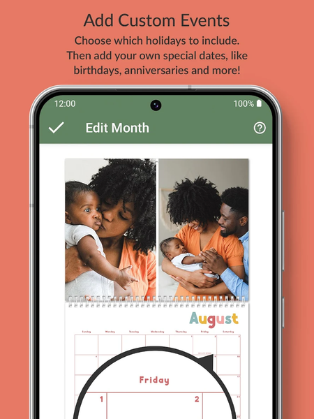 PhotoCalendars - عکس برنامه موبایلی اندروید