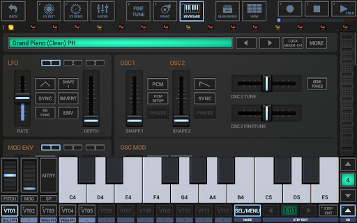 G-Stomper VA-Beast Synth Demo - Image screenshot of android app