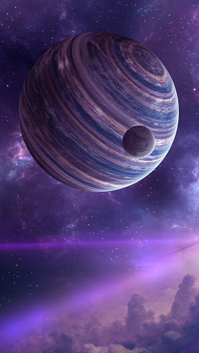 moving planets screensaver