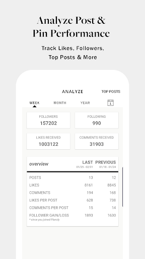 Planoly: Social Media Planner - Image screenshot of android app