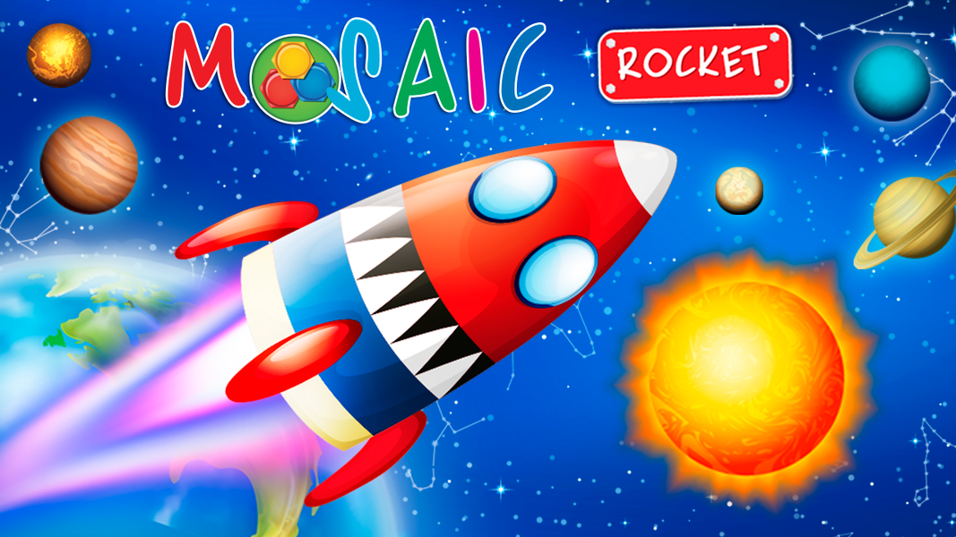 Puzzle game a rocket - Gameplay image of android game