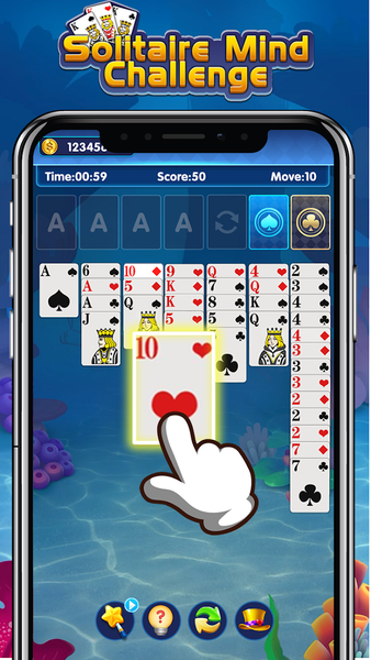 Solitaire Mind Challenge - Gameplay image of android game