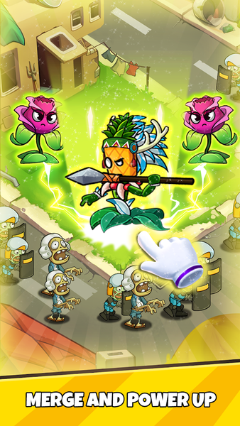 Plant Kingdom - Rise Of Zombie - Gameplay image of android game