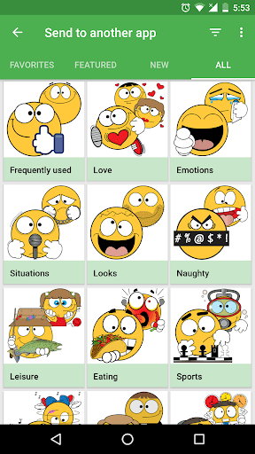 Emoji 17+: Emoji for adults (Emojidom, Ochat) - Image screenshot of android app