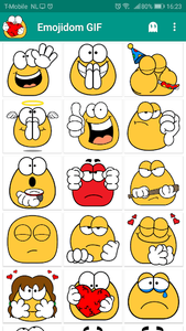 Emojidom Animated / GIF emotic - Image screenshot of android app