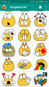 Emojidom Animated / GIF emotic - Image screenshot of android app