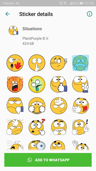 Emojidom WAStickerApps sticker - Image screenshot of android app