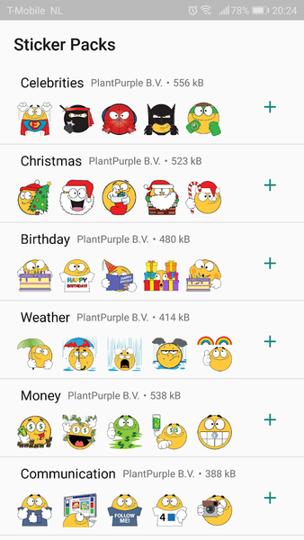Emojidom WAStickerApps sticker - عکس برنامه موبایلی اندروید