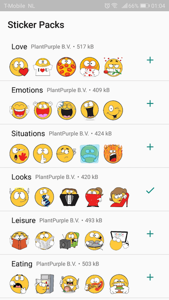 Emojidom WAStickerApps sticker - عکس برنامه موبایلی اندروید