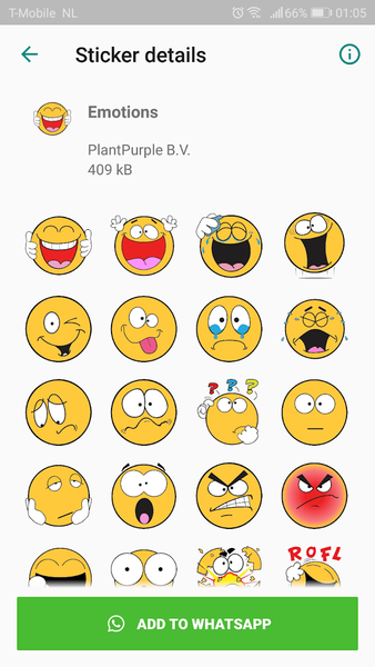 Emojidom WAStickerApps sticker - Image screenshot of android app