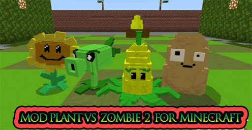 Plants Vs Zombie Bedrock Add-on Minecraft Mod