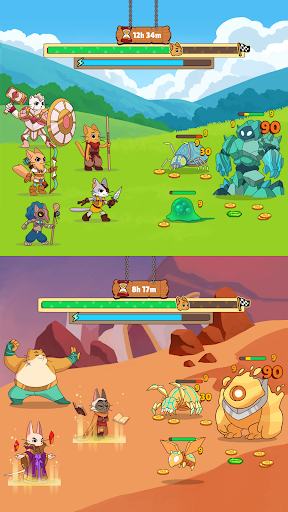 Clicker Cats - RPG Idle Heroes - Image screenshot of android app