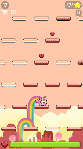 Happy Hop: Kawaii Jump - Gameplay image of android game