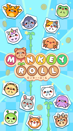 Monkey Roll: Kawaii Climb - Gameplay image of android game
