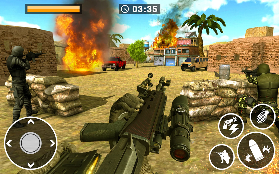 Gun Game FPS Commando Shooting - عکس بازی موبایلی اندروید