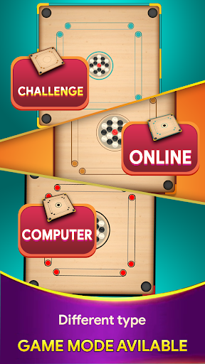 Carrom board game - Carrom Pro - Gameplay image of android game