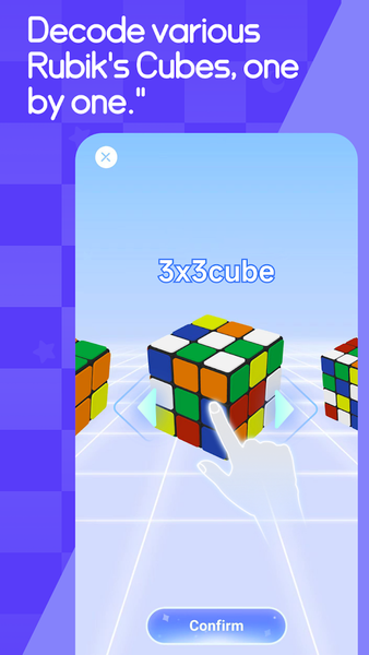 RGB Rubik's Cube Solver &Timer - Gameplay image of android game