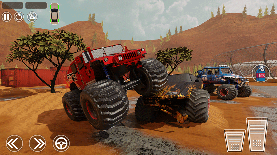 Monster Truck: Derby Games - Gameplay image of android game