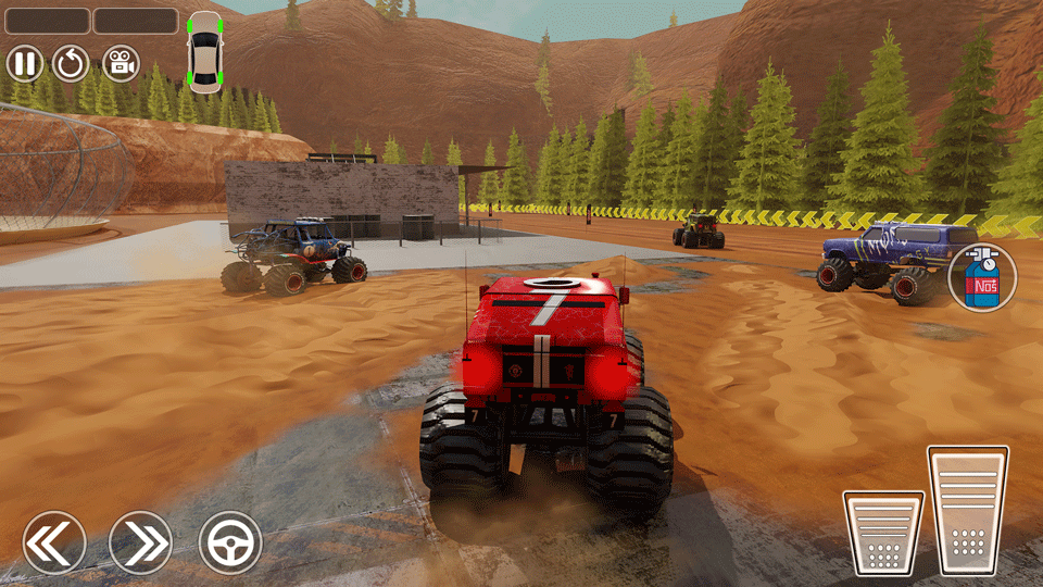 Monster Truck: Derby Games - Gameplay image of android game