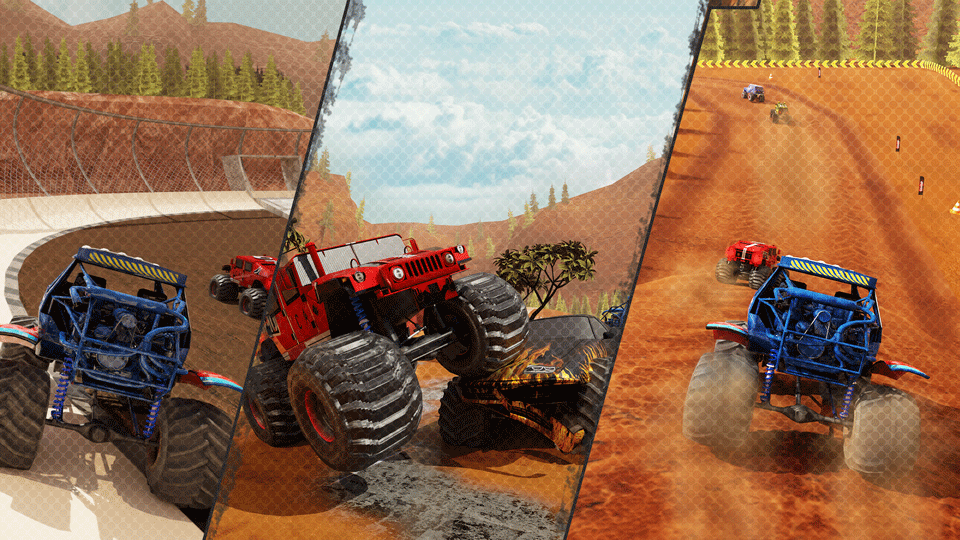 Monster Truck: Derby Games - Gameplay image of android game