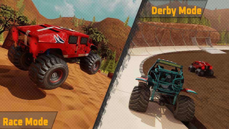 Monster Truck: Derby Games - Gameplay image of android game