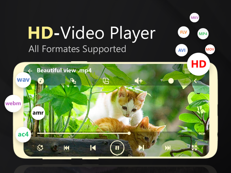 Video player: HD media player - Image screenshot of android app