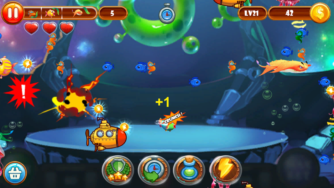 Hungry Fish Frenzy Adventure - عکس بازی موبایلی اندروید
