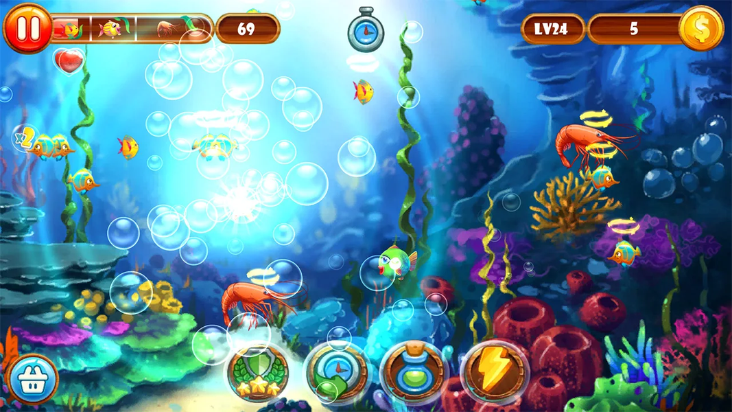 Hungry Fish Frenzy Adventure - عکس بازی موبایلی اندروید