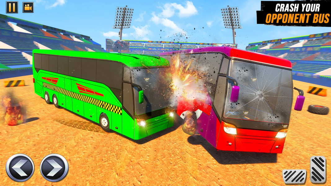 Bus Derby Demolition Bus Games - عکس بازی موبایلی اندروید